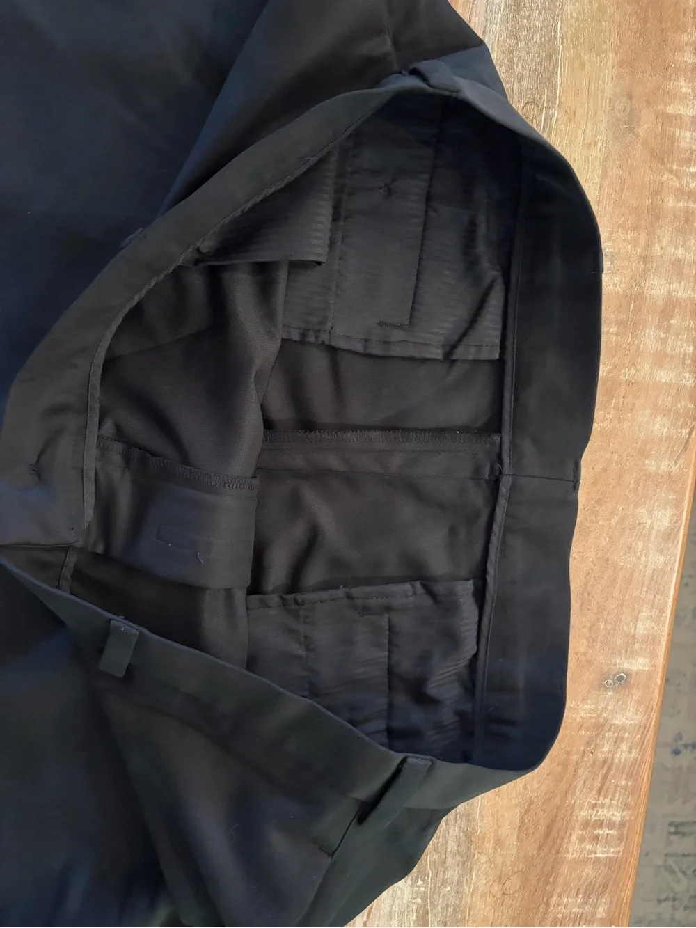 Roundtree & Yorke‎ Flat Front Black Chino Shorts Size 42 9